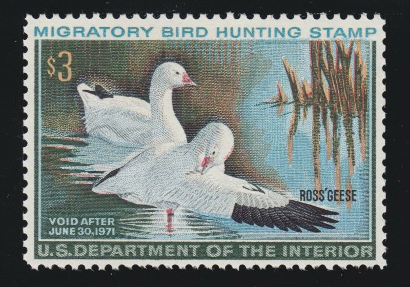 US RW37 $3 Duck Hunting Mint XF OG NH SCV $65 (02)