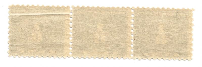 Scott #RB32 U. S, Revenue Proprietory 1/8 cent Black MNH/OG Line of 3