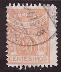 Uruguay Scott Q30 Used parcel post stamp