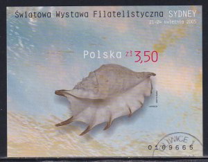 Poland 2005 Sc 3774a Sydney Pacific Explorer World Expo Stamp SS IMP Used NG NH