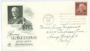 US 1062 1954 George Eastman, addressed