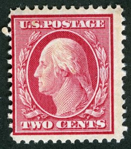 US Sc 332 Carmine 2¢ 1908 DLWmk p.12 MNH Original Gum