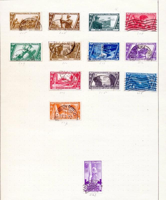 Italy Early/Mid Used Collection (Appx 120+Stamps) Ta 701