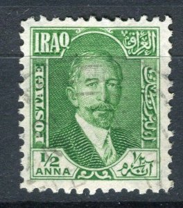 IRAQ; 1931 early King Faisal issue fine used 1/2a. value