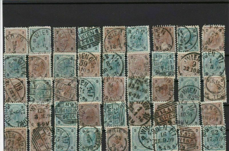 austria post mark cancels stamps ref r11008