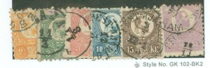 Hungary #7-12 Used Single (Complete Set)