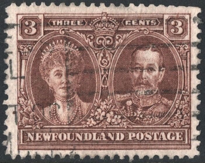 Newfoundland SC#147 3¢ King George V and Queen Mary (1928) Used