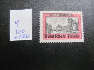 Germany 1939 MNH SIGNED SCHLEGEL MI. 729Y  WHITE PAPER XF 220  (174)