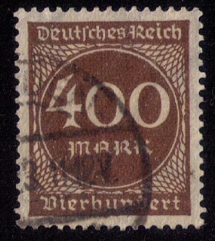 Germany Sc 232 Used 400 M F-VF