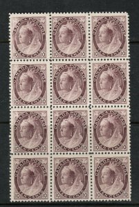 Canada #83 Mint Fine+ Never Hinged Block Of Twelve **With Certificate**