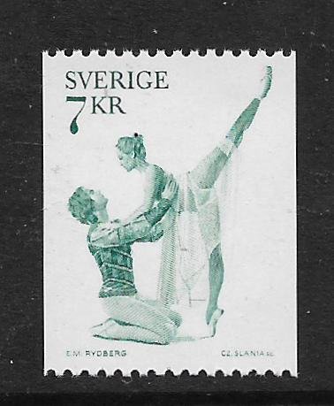 SWEDEN, 1141, MNH, BALLET DANCERS