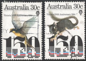 Australia SC#940-941 30¢ 150th Anniversary of the First Settlement (1984) Used