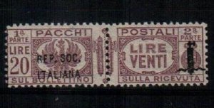 Italian Social Republic Scott Q12 Mint NH [TG241]