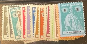 Inhambane, 1914,  SC 72-87, Hinged, Complete Set