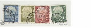 Germany #712, 716, 717, 718 small lot used (SCV=$11.40) -FREE SHIPPING WORLDWIDE 