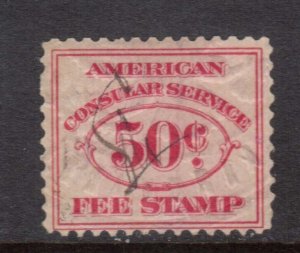 USA #RK2 Used With Embossed Cancel