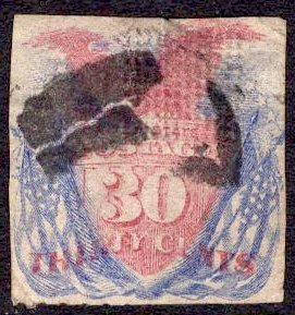 US Stamp #121 Used SCV $375.