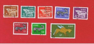 Ireland #395-402  VF used   Animals   Free S/H