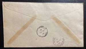 1948 St Helena Registered Cover To Montreal Canada Royal Silver Wedding B