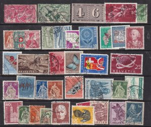 SWITZERLAND^^^^^x38   used OLDER  + some  CLASSICS  $$@lar1917swiss17