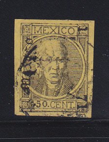 Mexico 49 Signed U Manuel Hidalgo, Mexican Leader