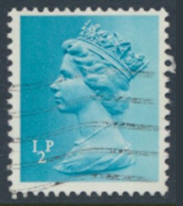 GB  Machin ½p X843  Used SC# MH22  see scans & details