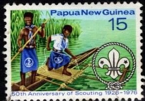 Papua New Guinea - #439 Boy Scouts - Used