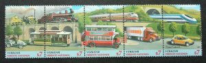 United Nation Transportation 1997 Vehicle Transport Locomotive Train (stamp) MNH