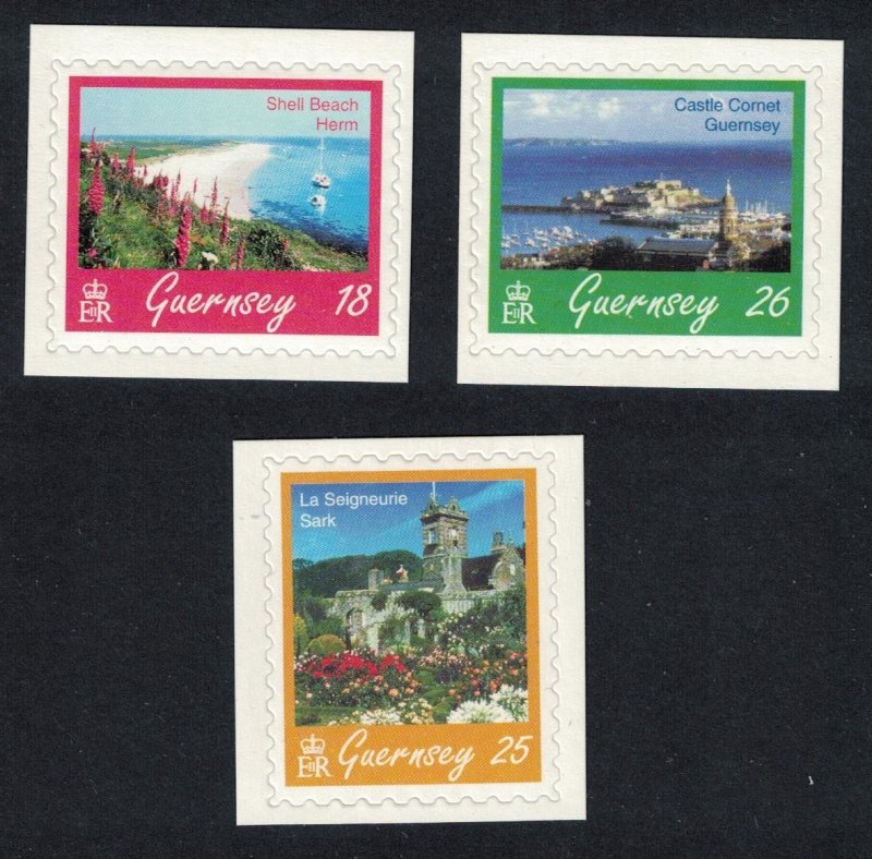 Guernsey Scenes 1st series 3v self-adhesive 1997 MNH SG#737-739