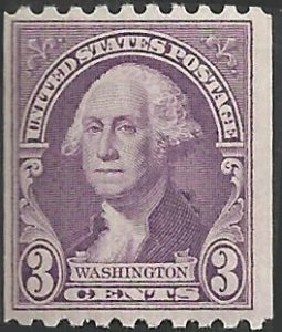 # 722 MINT NEVER HINGED ( MNH ) Deep Violet George Washington