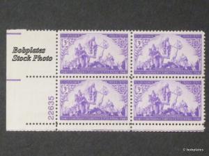 #898 Coronado Lower Left  Plate Block 22635 VF NH