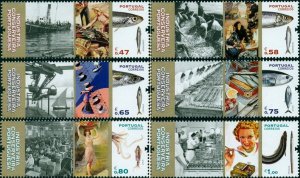 Portugal 2016 MNH Stamps Fish Ships Canning Industry Food