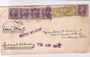 united states 1934 special delivery  stamps cover ref 20001