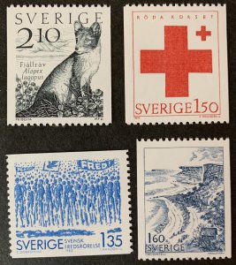 Sweden 1983 #1446/66/67/69 MNH. Various