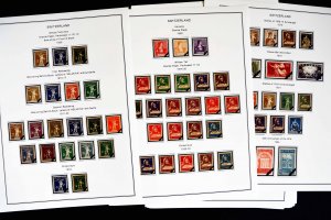 COLOR PRINTED SWITZERLAND 1843-2010 STAMP ALBUM PAGES (213 illustrated pages)