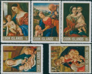 Cook Islands 1968 SG283-287 Christmas set MNH