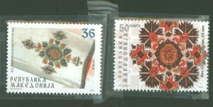 Macedonia #325-326 Mint (NH) Single (Complete Set)