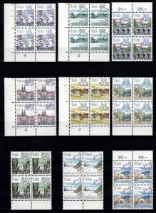 Switzerland 1982 Signs of the Zodiac and Landscapes Block Part Set [Mint]