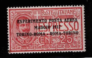 Italy Scott C1 MH* airmail stamp