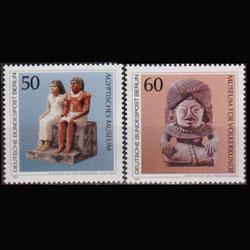 GERMANY-BERLIN 1984 - Scott# 9N489-90 Statues 50-60p NH