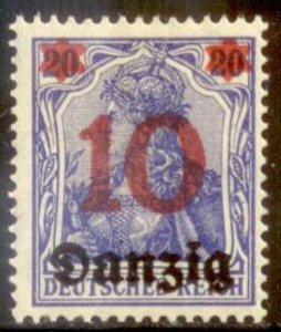 Danzig 1920 SC# 20 MNH-OG CH4
