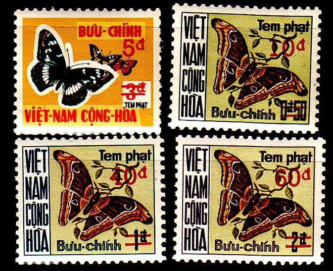 VIETNAM SÜD SOUTH [Porto] MiNr 0021-24 ( **/mnh )