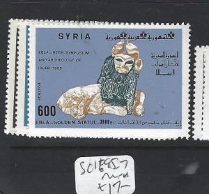 SYRIA  (PP2812B)  SG  1695-7    MNH      