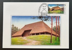 Latvia Lettland Lettonie 1994 Ethnography museum Brivdabas Maxicard