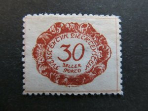 A4P26F70 Liechtenstein Postage Due Stamp 1920 30h mh*