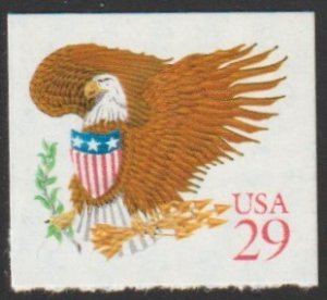 SC# 2595 - (29c) - Eagle & Shield - Brown denomination, MNH single