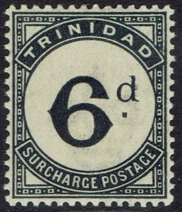 TRINIDAD 1885 POSTAGE DUE 6D WMK CROWN CA