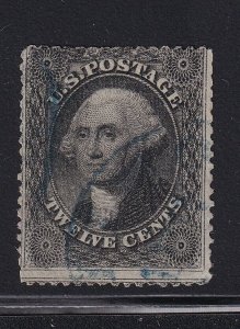 36 Fine used neat blue cancel with nice color cv $ 310 ! see pic !