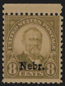 MALACK 677 F/VF OG NH, Deep Color! w2634