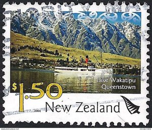 NEW ZEALAND 2004 QEII $1.50 Multicoloured, Tourist Attractions-Lake Watatipu ...